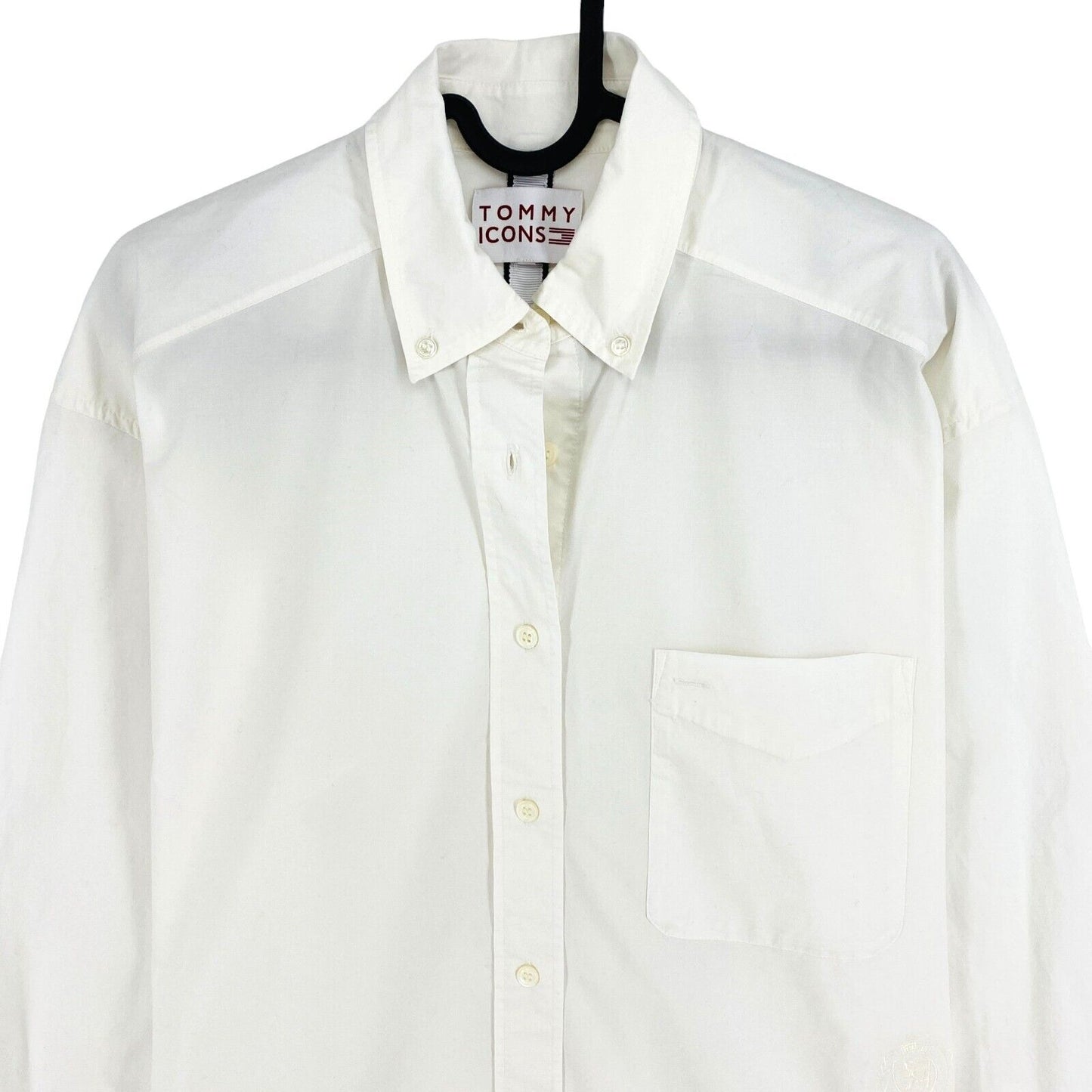 Tommy Hilfiger Icons White Cotton Archive Shirt Size EU 32 UK 4 US 0