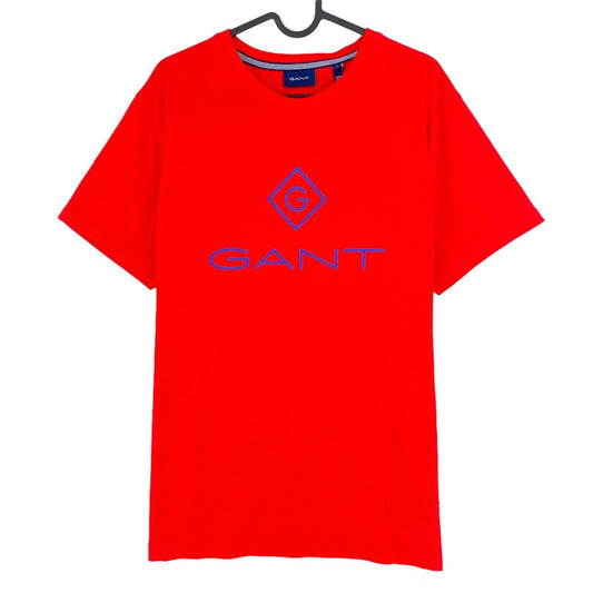 GANT Red Color Lock Up Crew Neck T-Shirt Size L