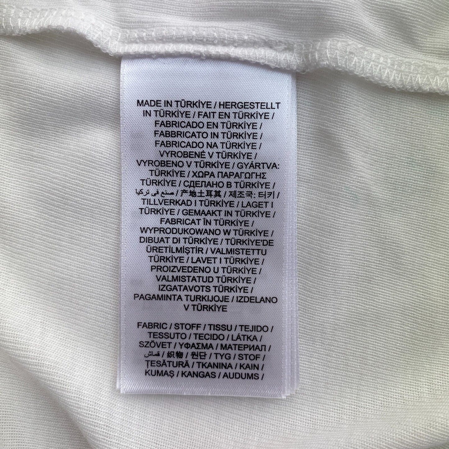 GANT Women White Light Weight Crew Neck T Shirt Size M