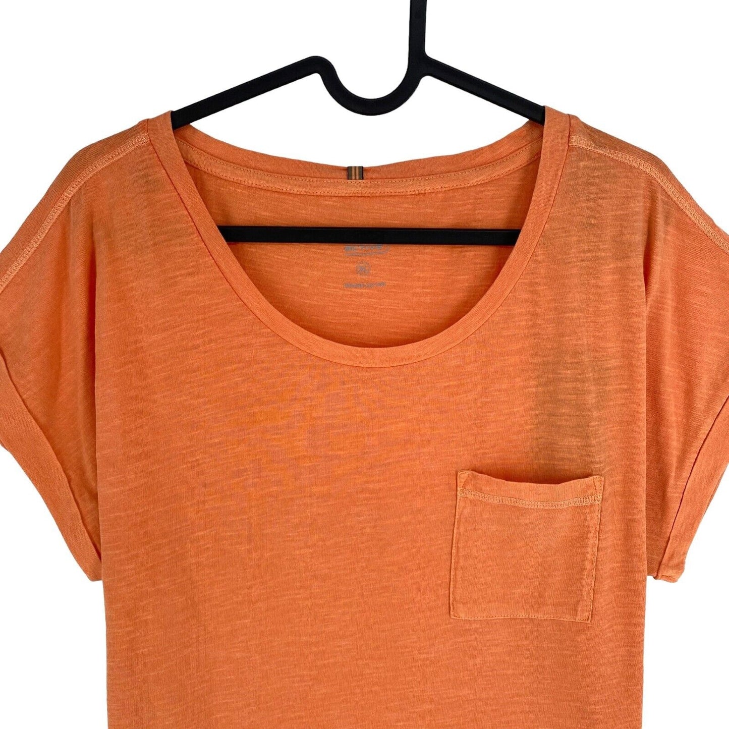 Camel Active Women Orange Crew Neck Short Sleeves T Shirt Size XL