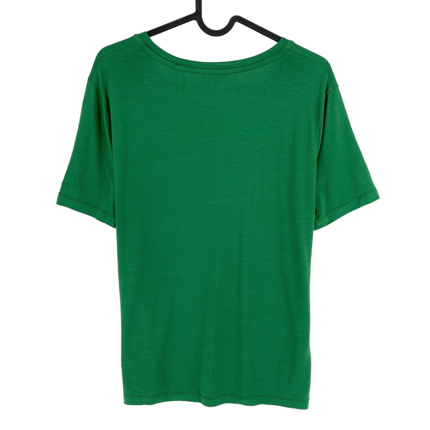 GANT T-shirt léger à col rond drapé vert foncé taille M