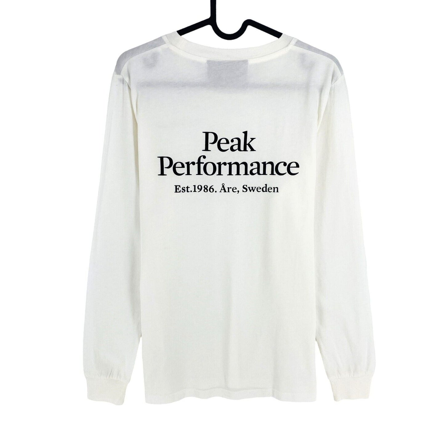 Peak Performance Women White Original Crew Neck Long Sleeves T Shirt Size S