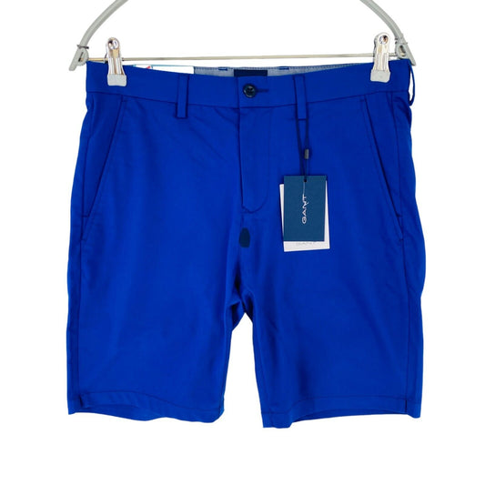 GANT Mens Blue Slim Fit Chino Shorts Size W30