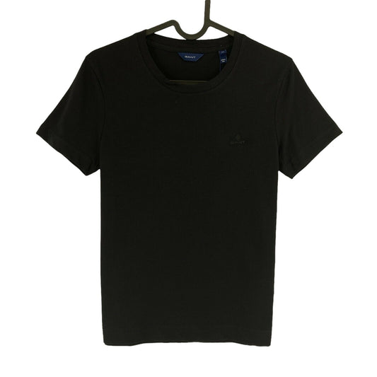 GANT T-shirt noir original à col rond Taille XS