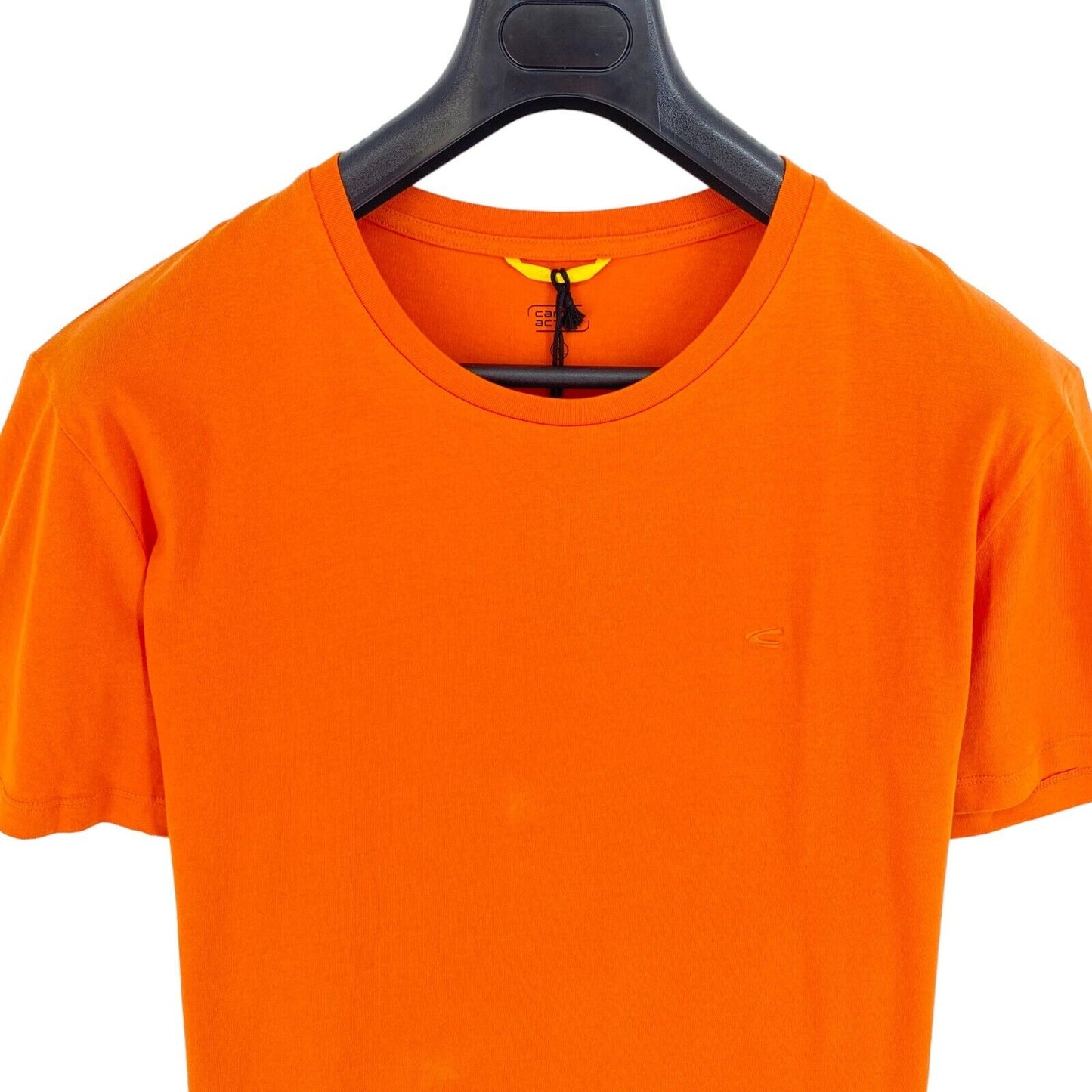 CAMEL ACTIVE Men Orange Solid Crew Neck Short Sleeves T Shirt Size 2XL XXL