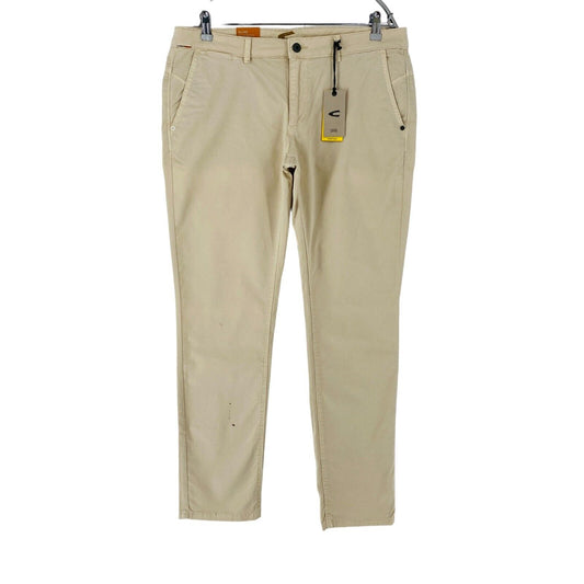 Camel Active Mens MADISON Grey Slim Fit Chino Trousers W35 L32