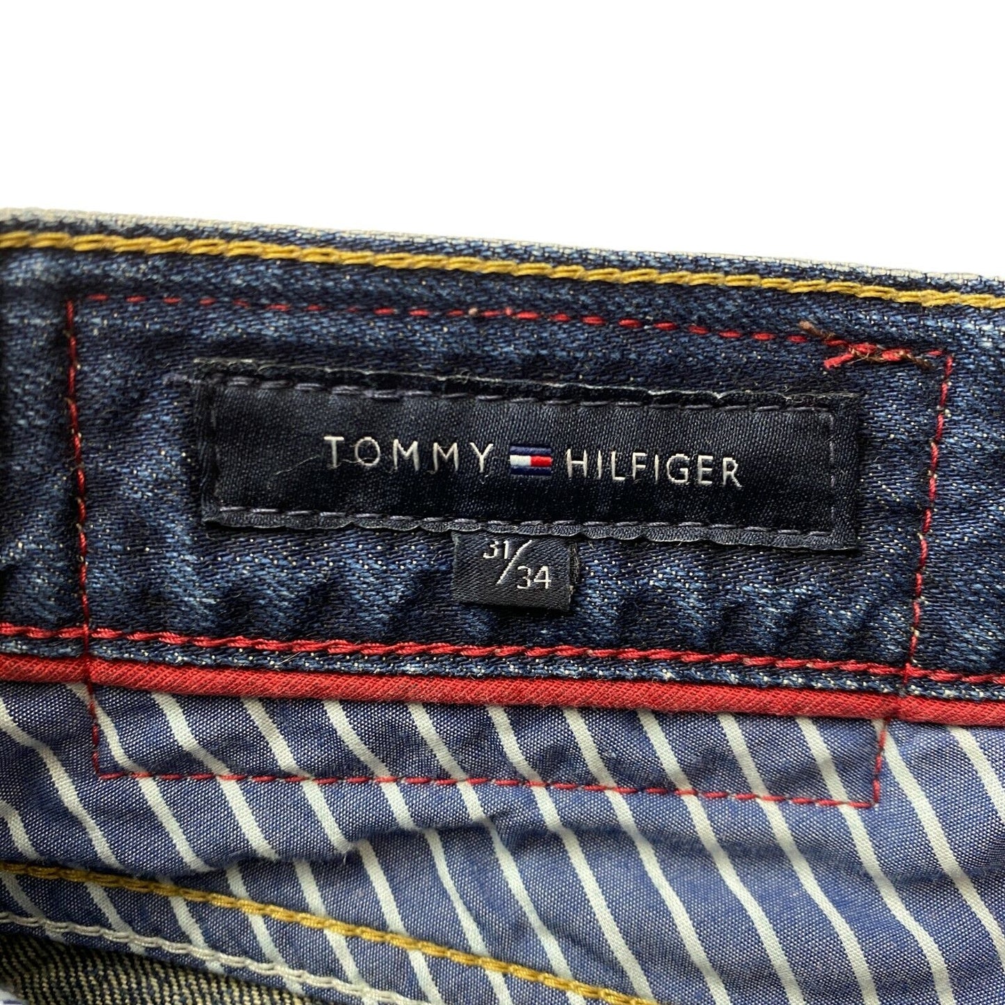 Tommy Hilfiger Blue Regular Straight Fit Jeans W31 L34