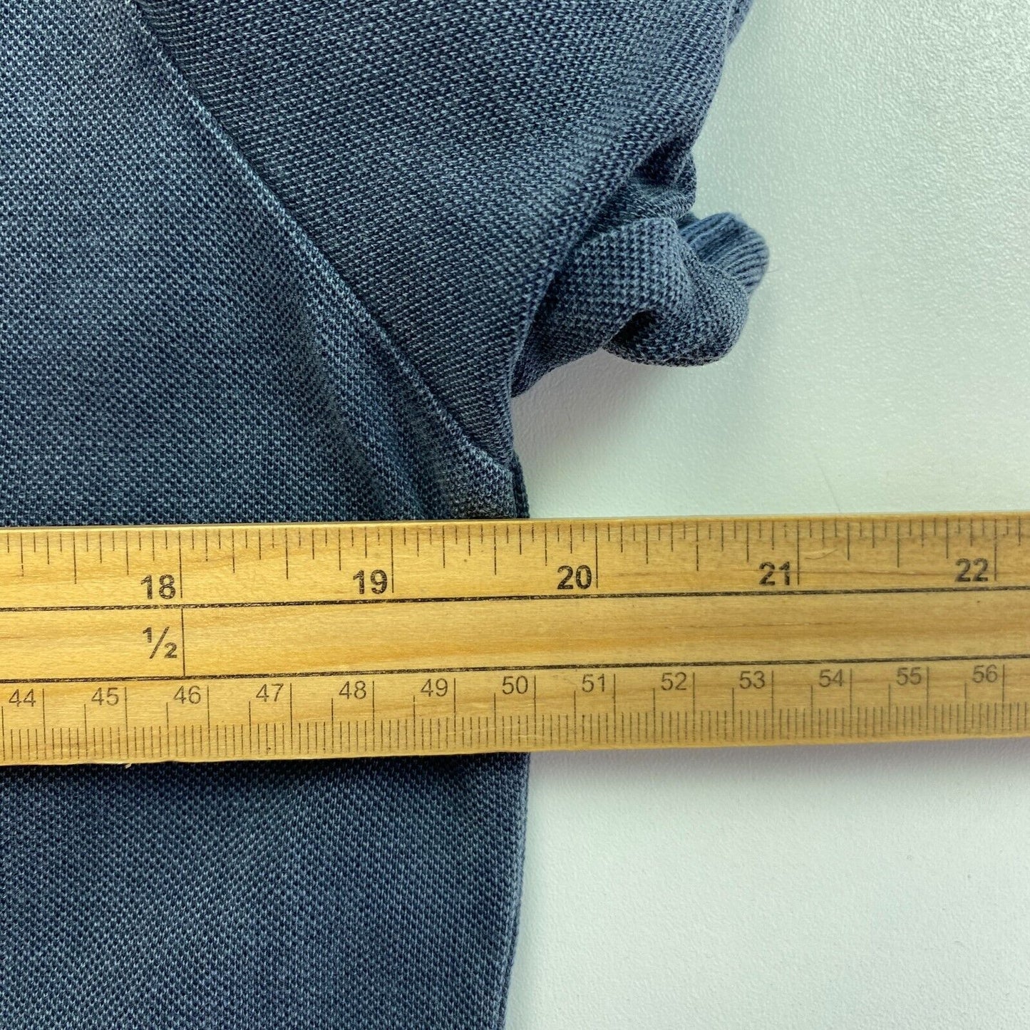 GANT – Poloshirtkleid aus Piqué, sonnenverblasst, Blau, Größe M