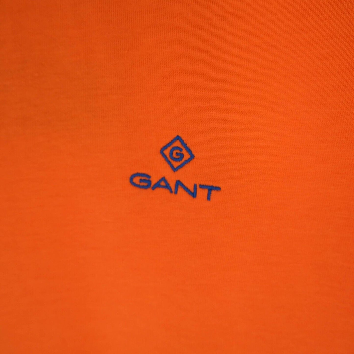 GANT Orange Logo Crew Neck T Shirt Size XL