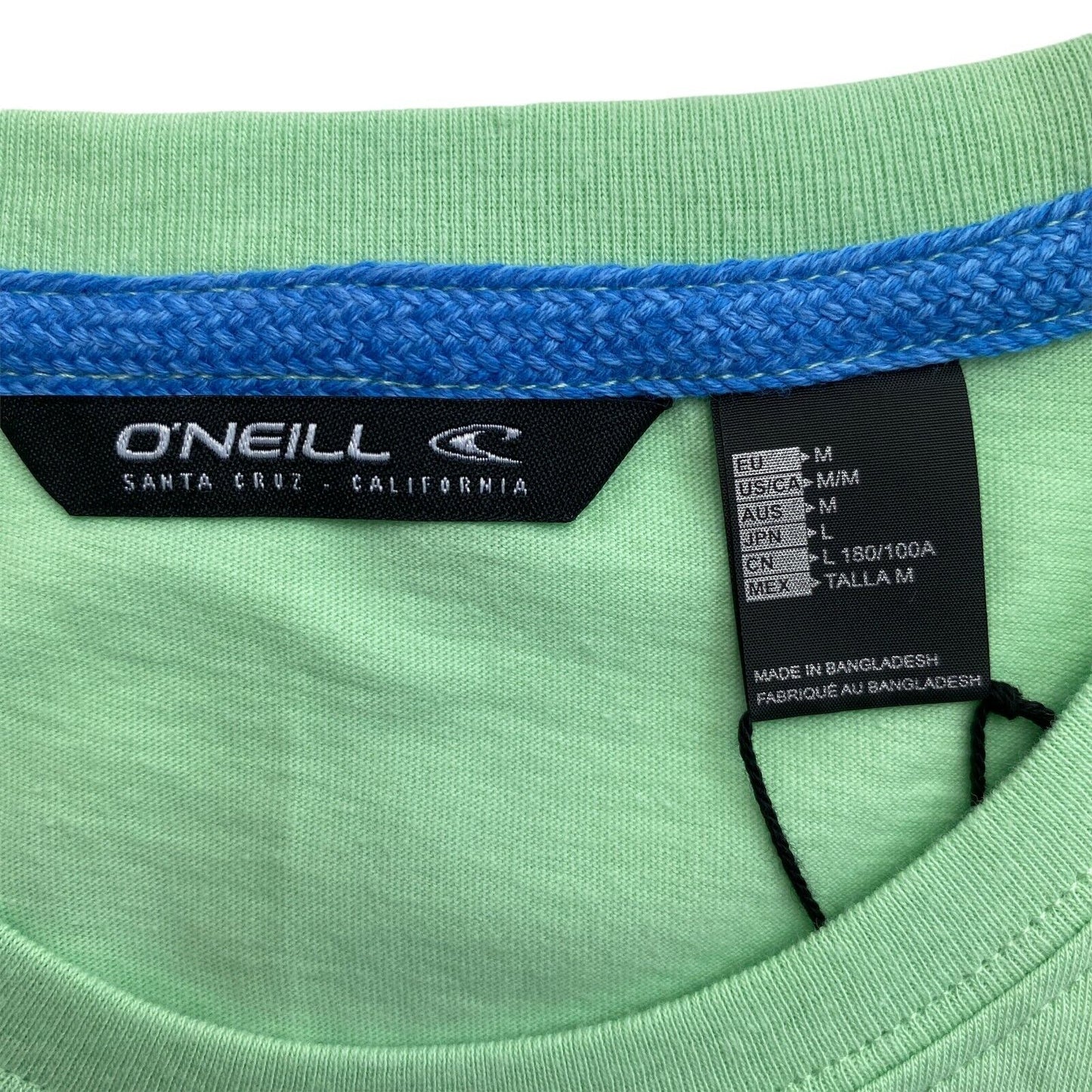 O`NEILL Green LM High Summer Original Print Crew Neck T Shirt Size M