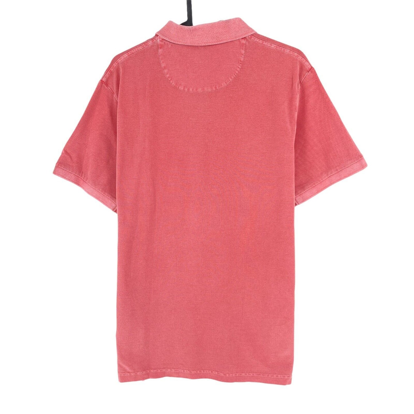 GANT Pink Sun Bleached Pique Rugger Polo Neck T Shirt Size M