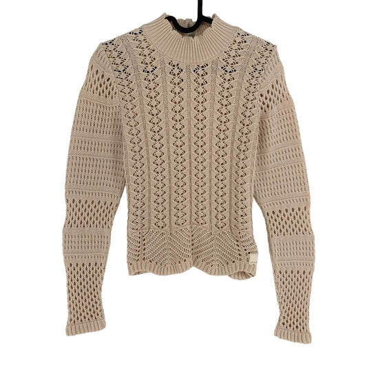 ODD MOLLY Marron clair Keep It Clean Jumper Pull Taille 1 / S