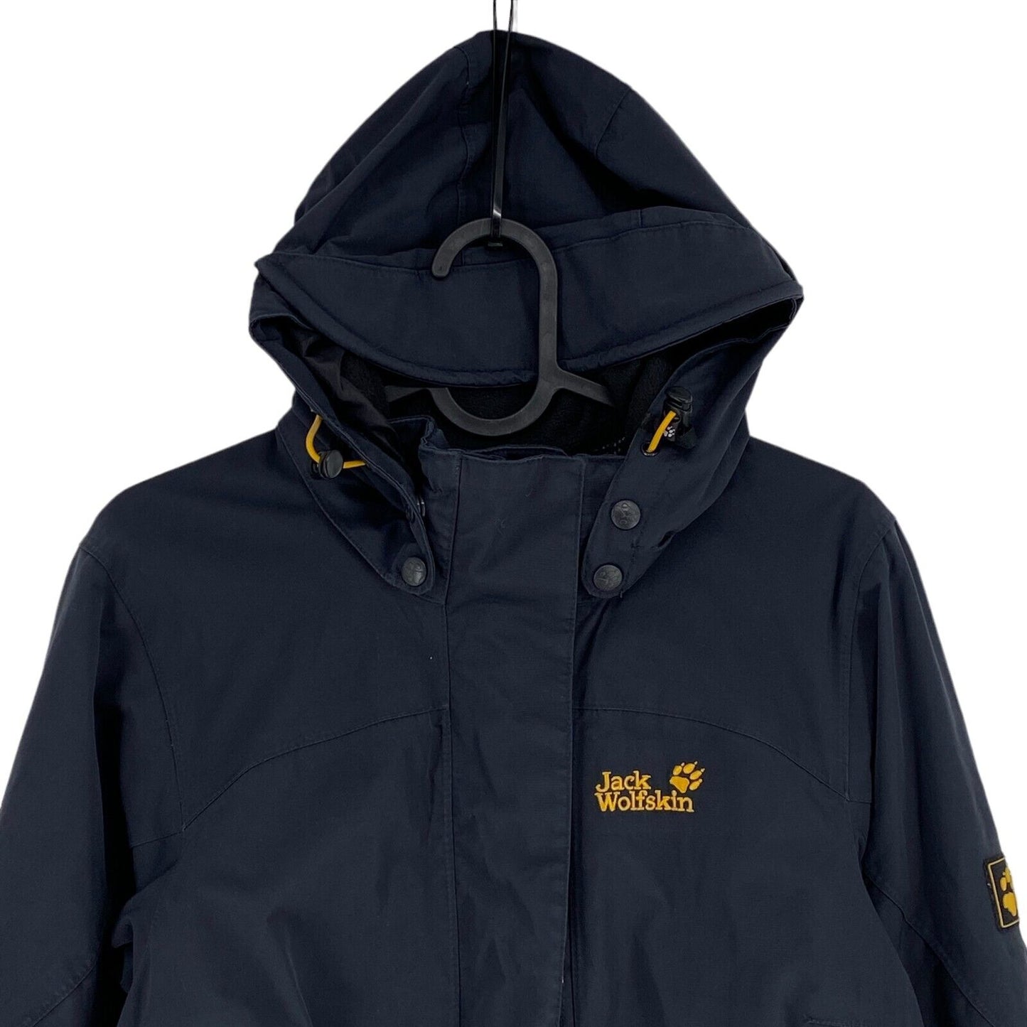 Jack Wolfskin Texapore 4x4 Navy Blue Hooded Jacket Size S