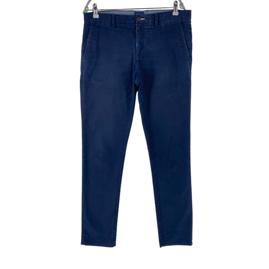 GANT Dunkelblaue Chinohose für Herren im Skinny Fit, Größe W32 L34