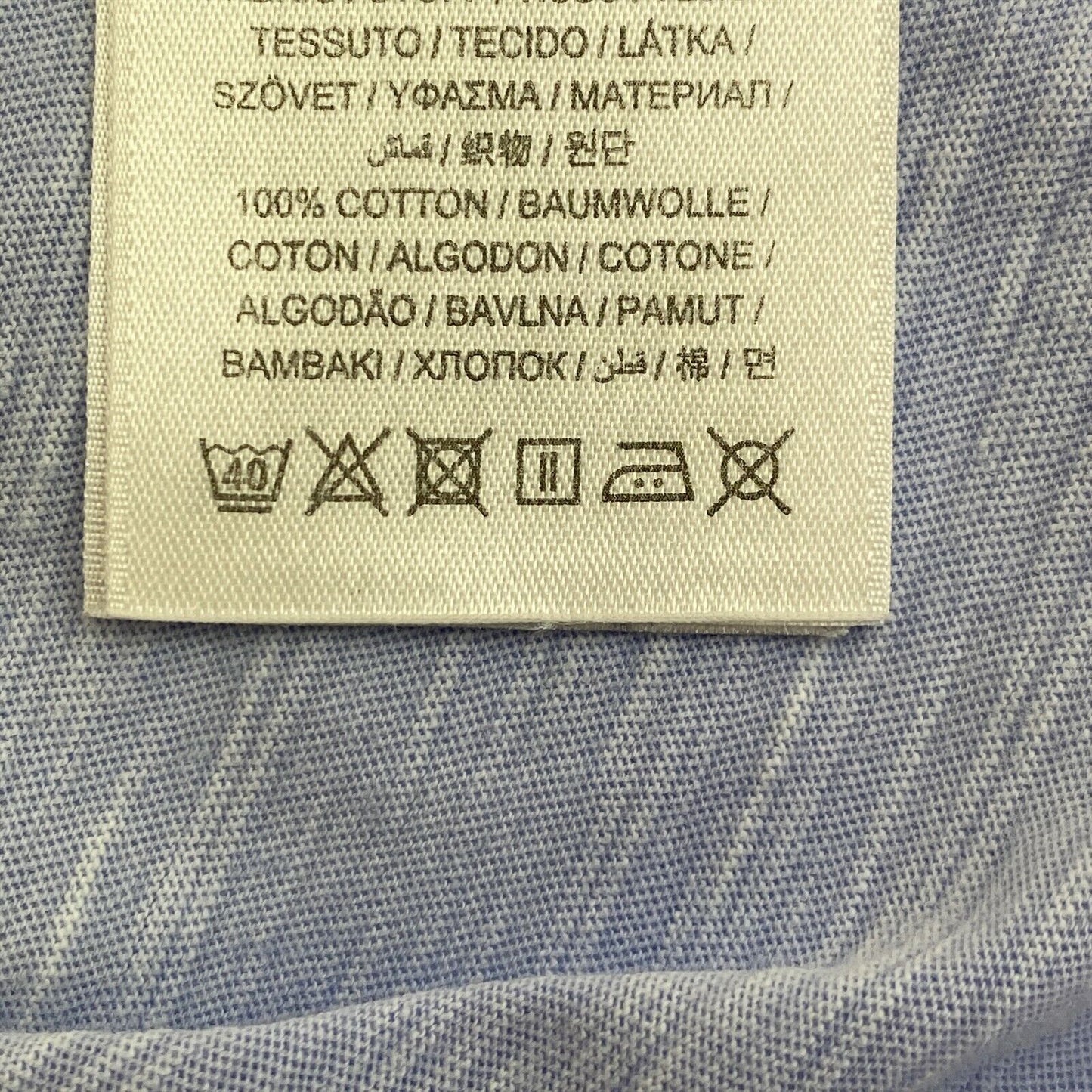 GANT T-Shirt mit V-Ausschnitt, blau, sonnenverblasst, Größe L