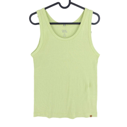 Camel Active Hellgrünes Stretch-Tanktop mit Rundhalsausschnitt, Größe L