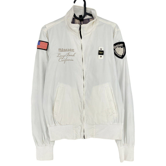 Blauer Long Beach California White Jacket Size L