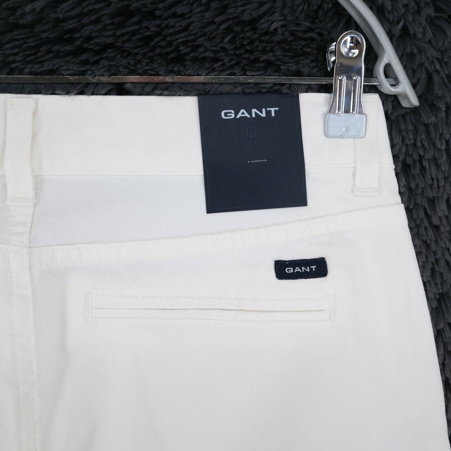 GANT Weiß Twill Slim Cropped Pants Hose Größe 30 31