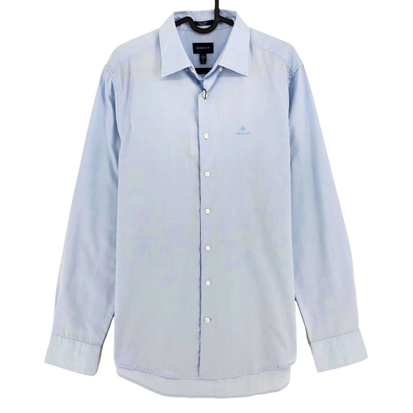 GANT Blue Tech Prep Oxford Plain Regular Shirt Size S 37/38 15