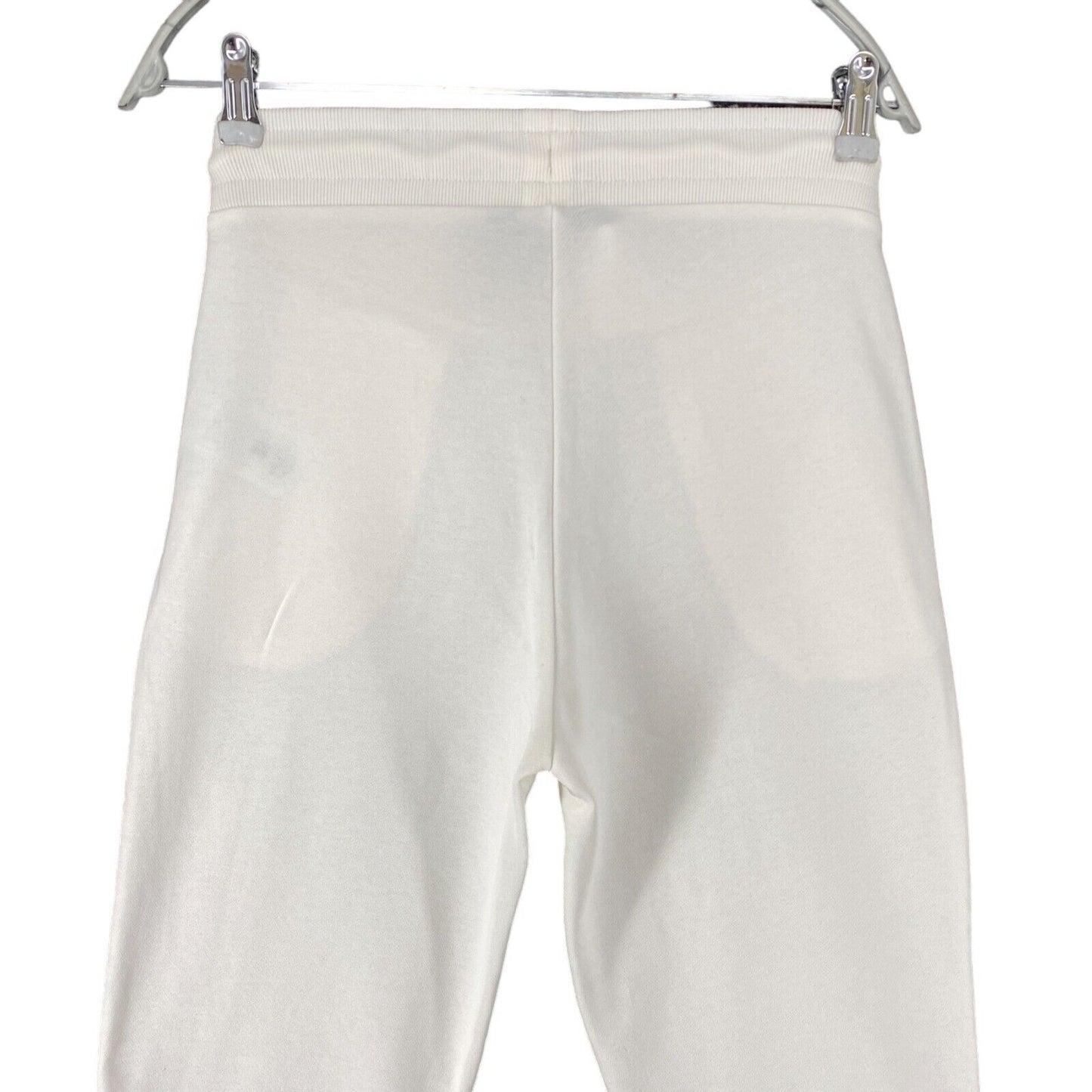 GANT Women White Regular Fit Cuffed Sweat Trousers Size S