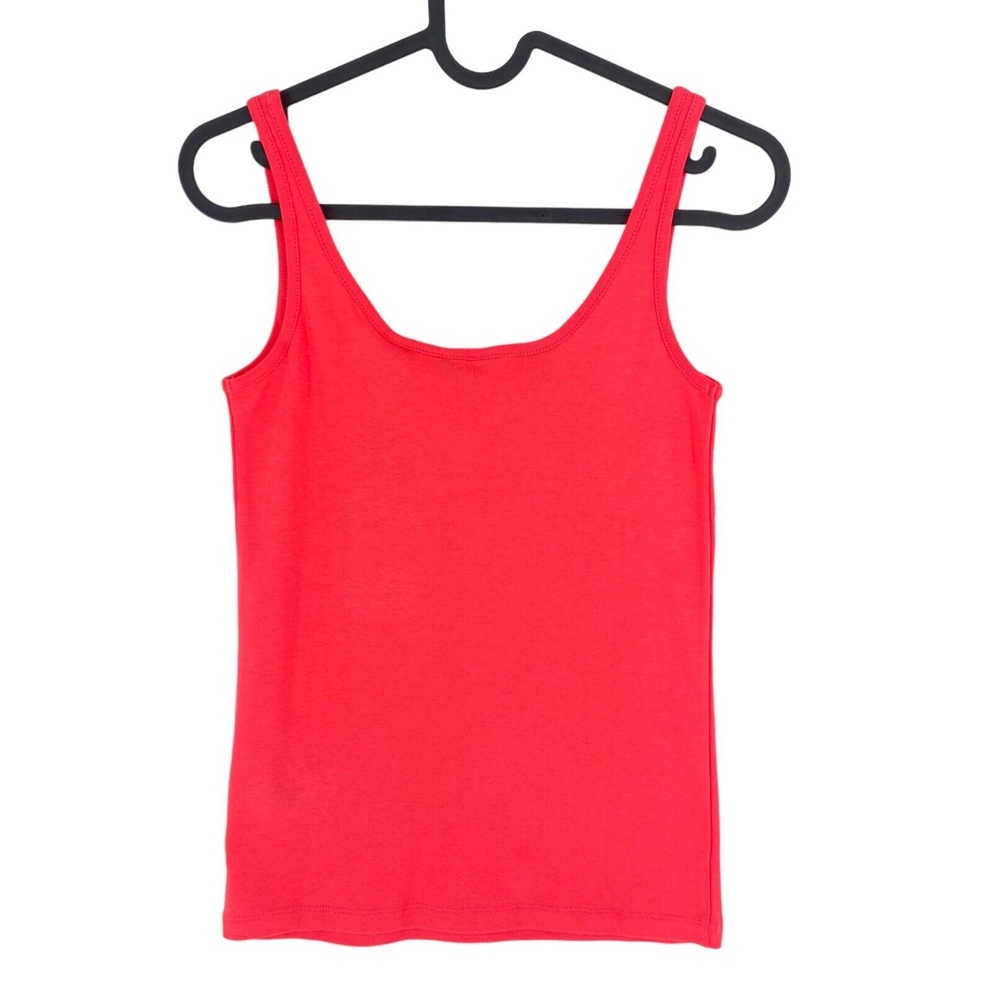 GANT Red 1x1 Rib Tank Top Size XS