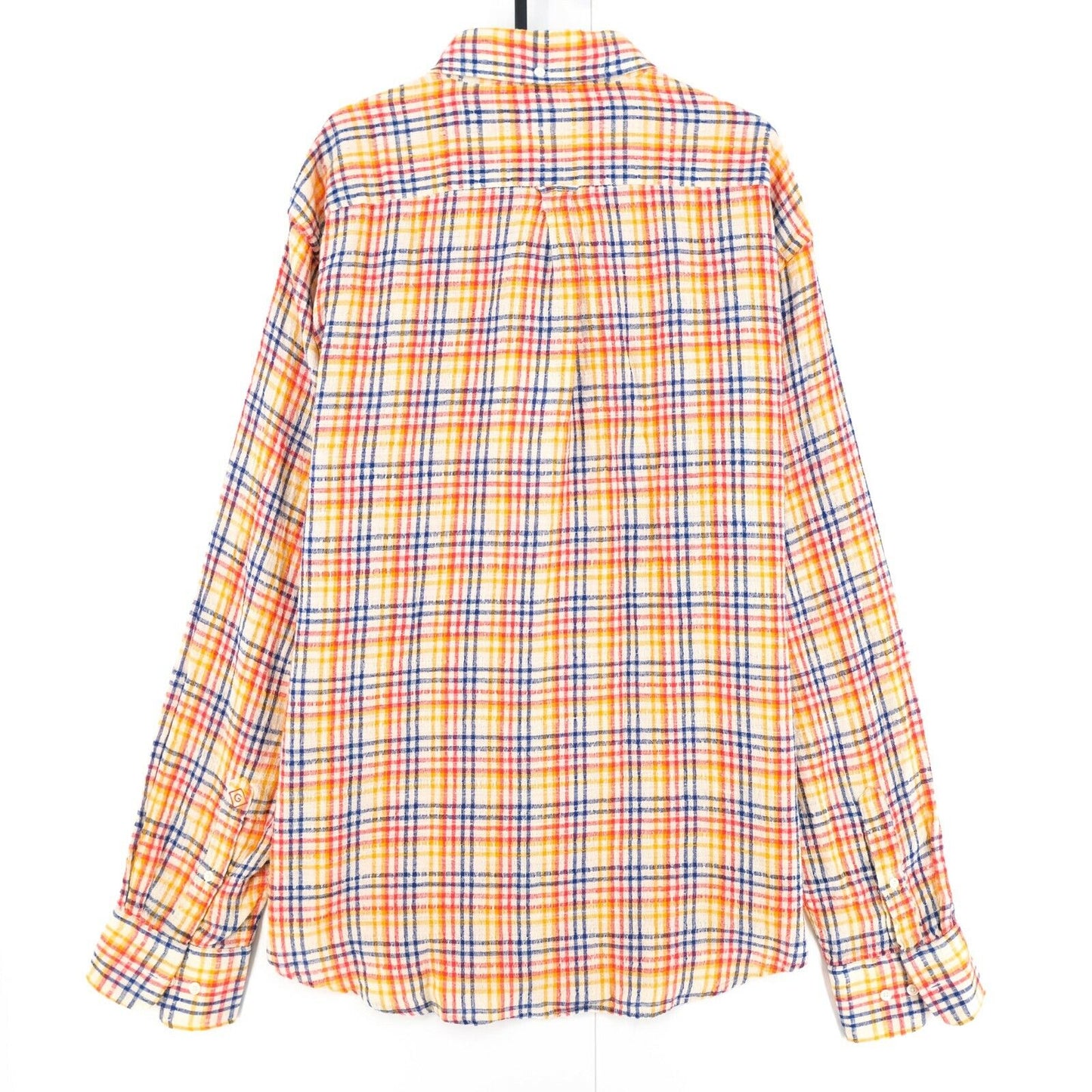 GANT Coloured Linen Crepes Check Shirt Size M L XL 2XL