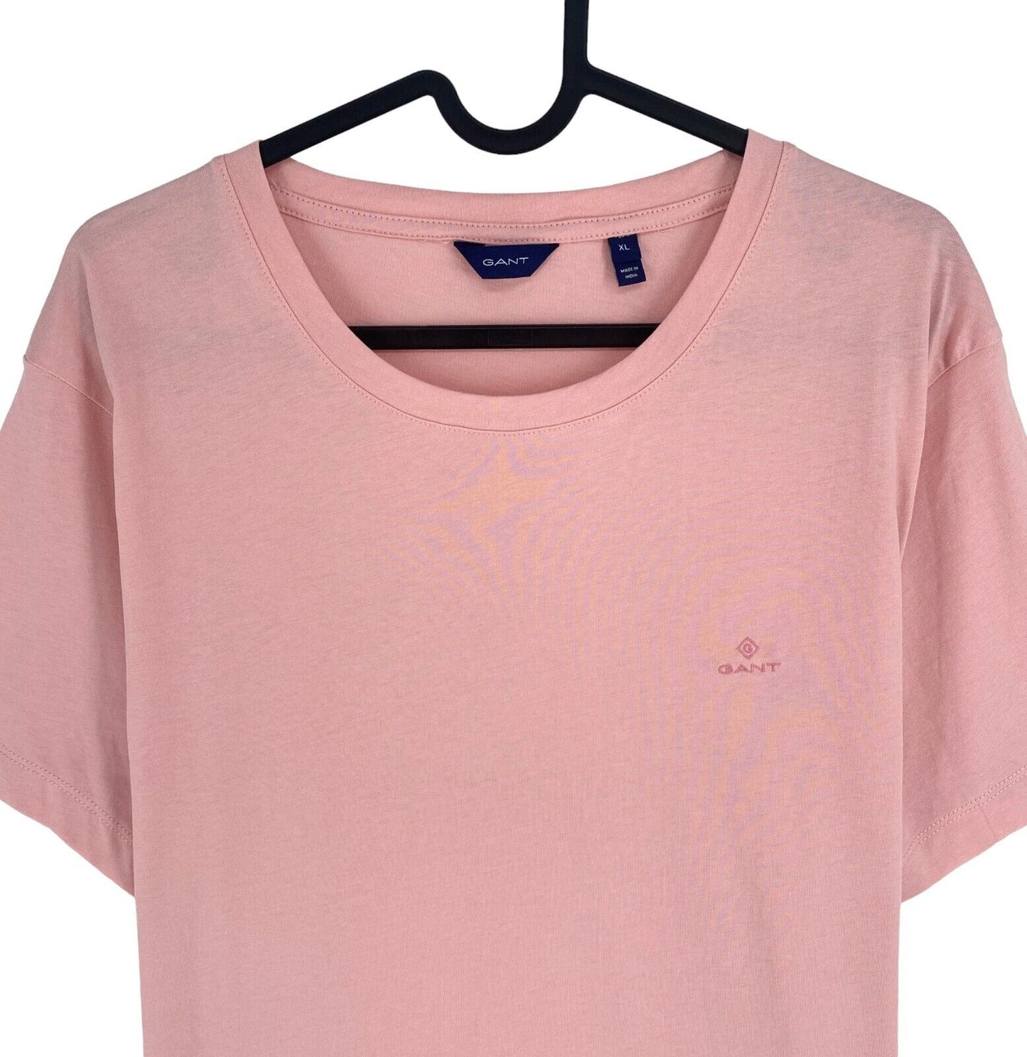 GANT Women Pink Original Crew Neck Short Sleeves T Shirt Size XL