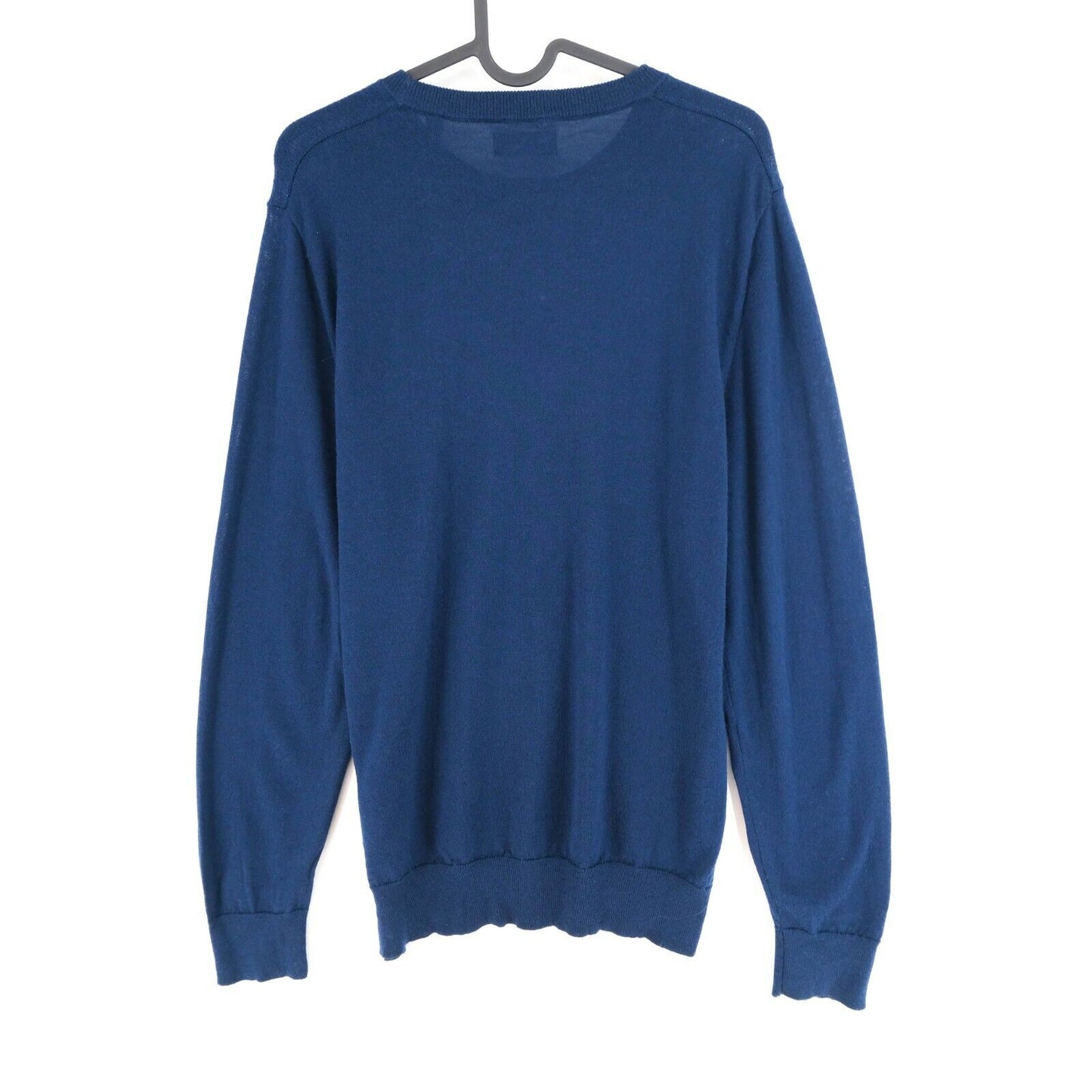 GANT Pullover, Rundhalsausschnitt, 100 % Wolle, Marineblau, Größe M