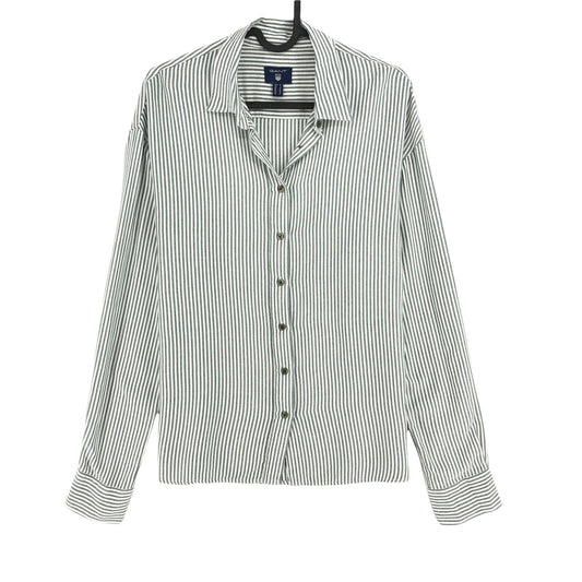 GANT Green Striped Shirt Size EU 36 UK 10 US 6