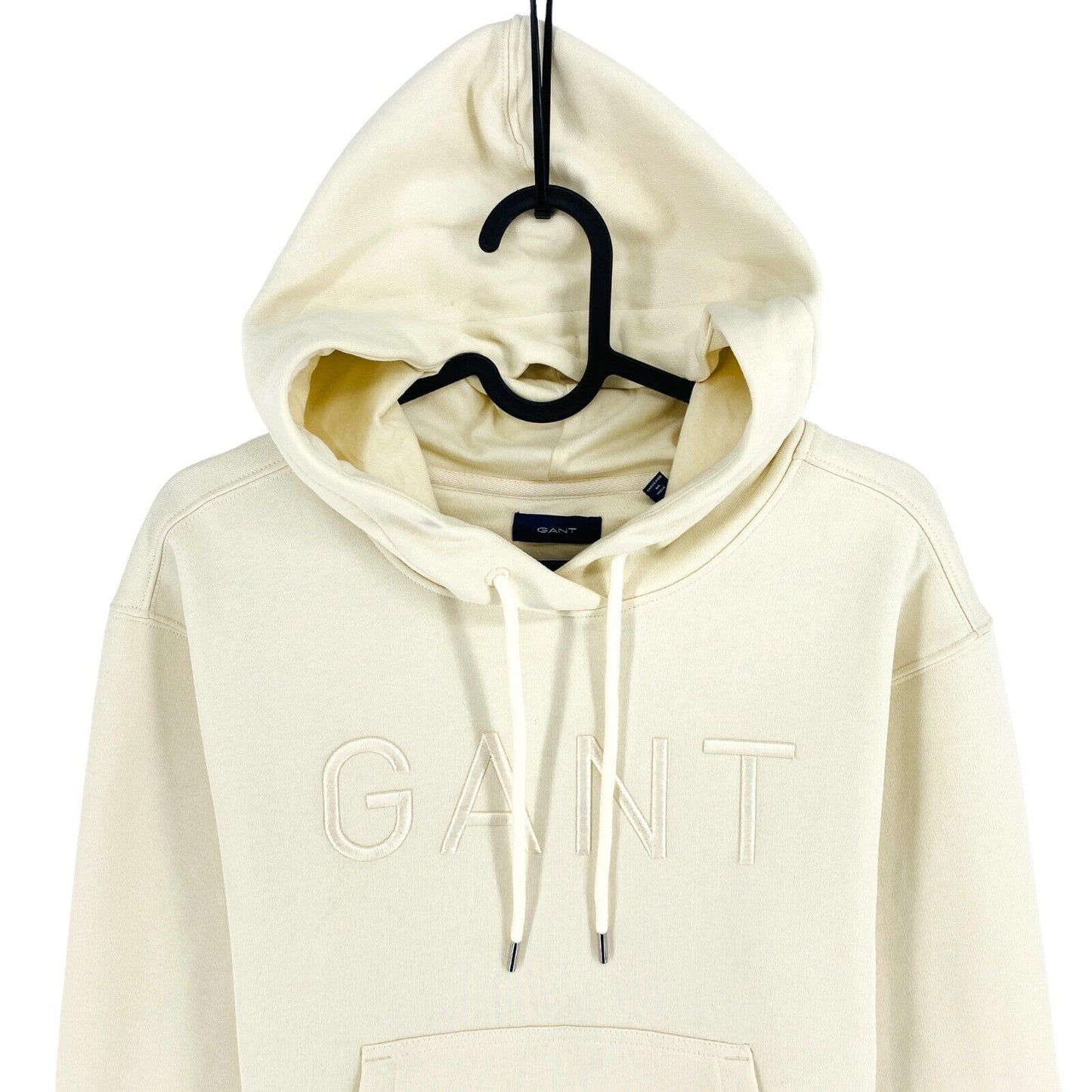 GANT Beige Ton-in-Ton Logo Hoodie Pullover Pullover Größe XS