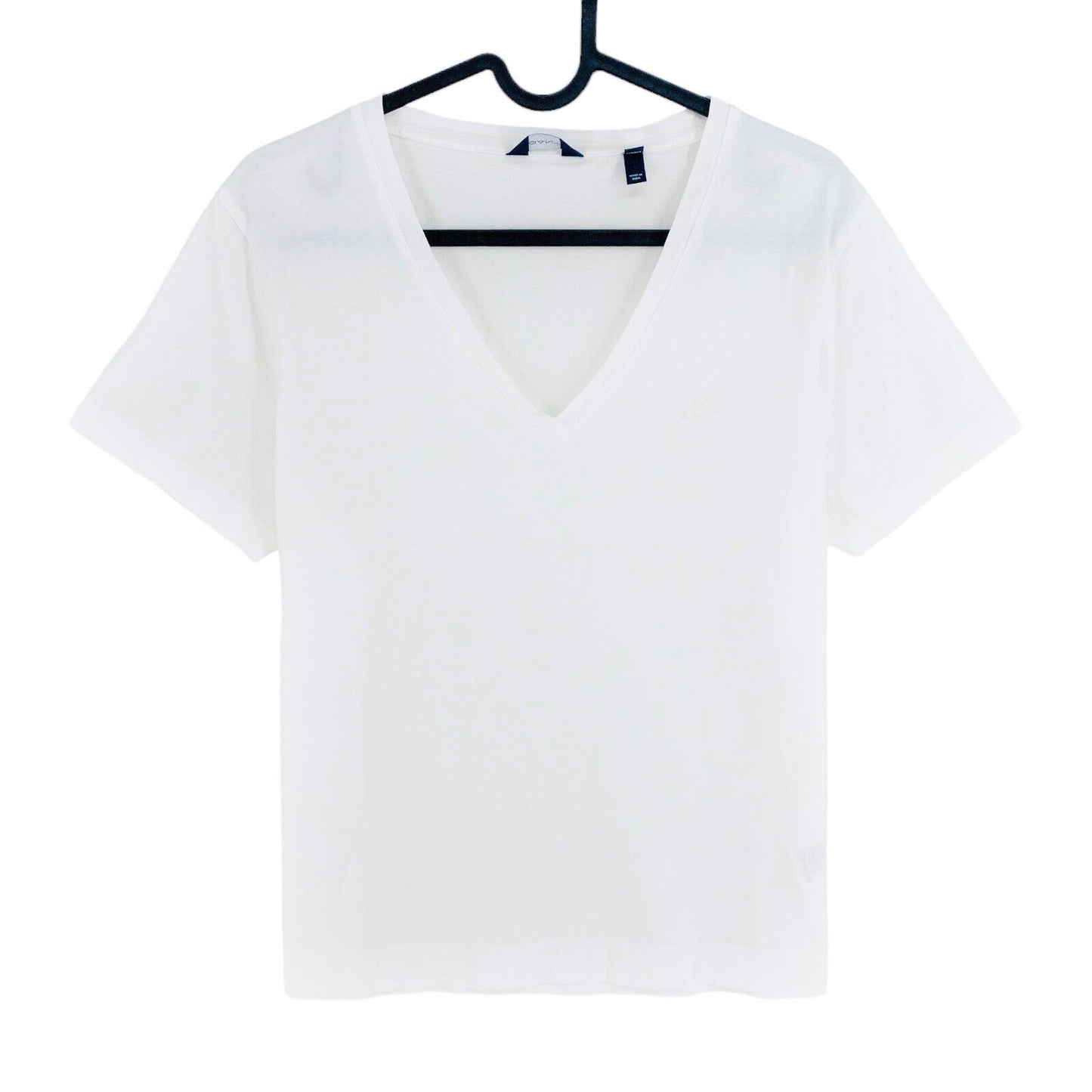 GANT White Original V Neck T Shirt Size XS