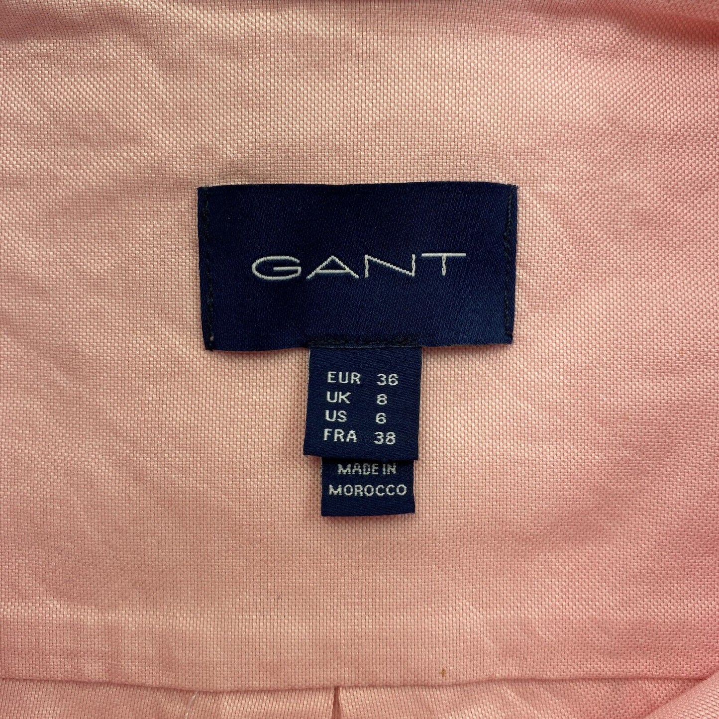 GANT Pink Oxford Regular Shirt Size EU 36 UK 8 US 6