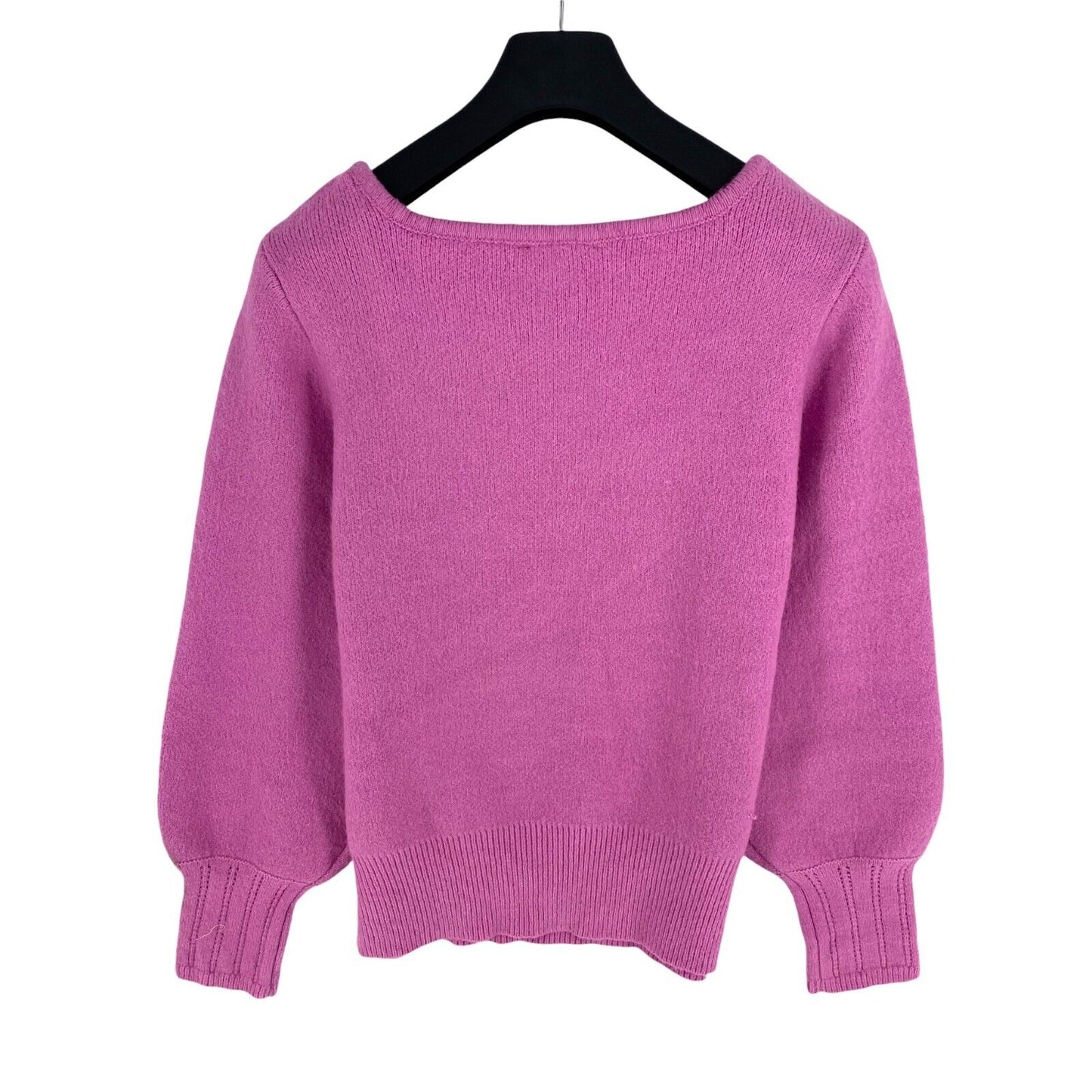 PROMOD Women Light Purple Scoop Neck Knitted Sweater Jumper Size XL