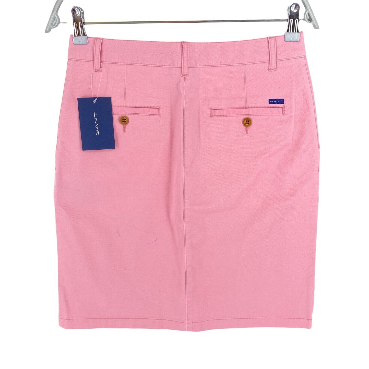 GANT Light Pink Slim Classic Chino Skirt Size EU 36 UK 8 US 6