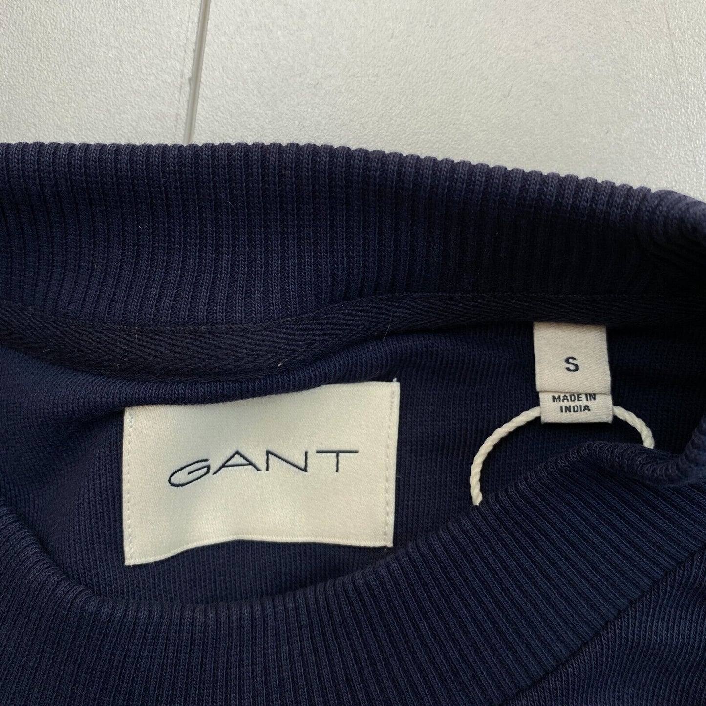 GANT Marineblau Tonal Archive Shield Rundhalspullover Pullover Größe S