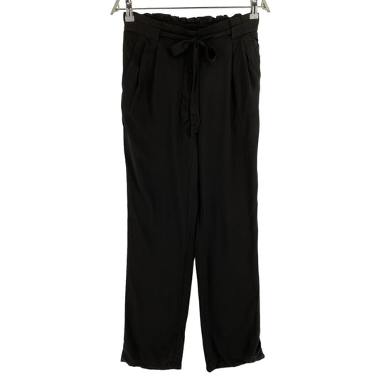 NAUTICA Black Pleated Pants Trousers Size XS