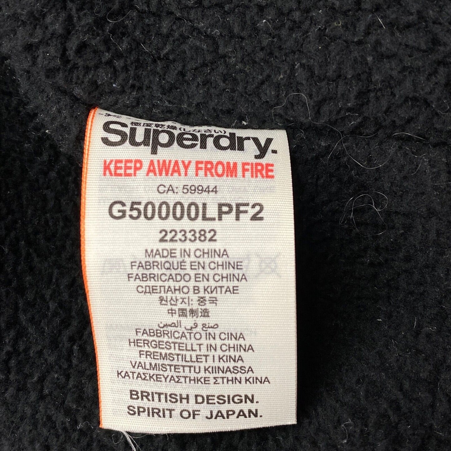 SUPERDRY THE WINDATTACKER Dark Grey Hooded Jacket Coat Size M