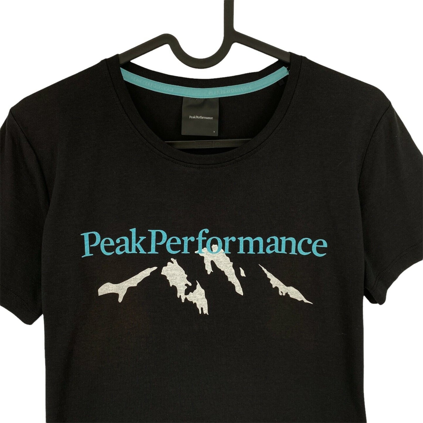 Peak Performance Black Crew Neck T Shirt Size S