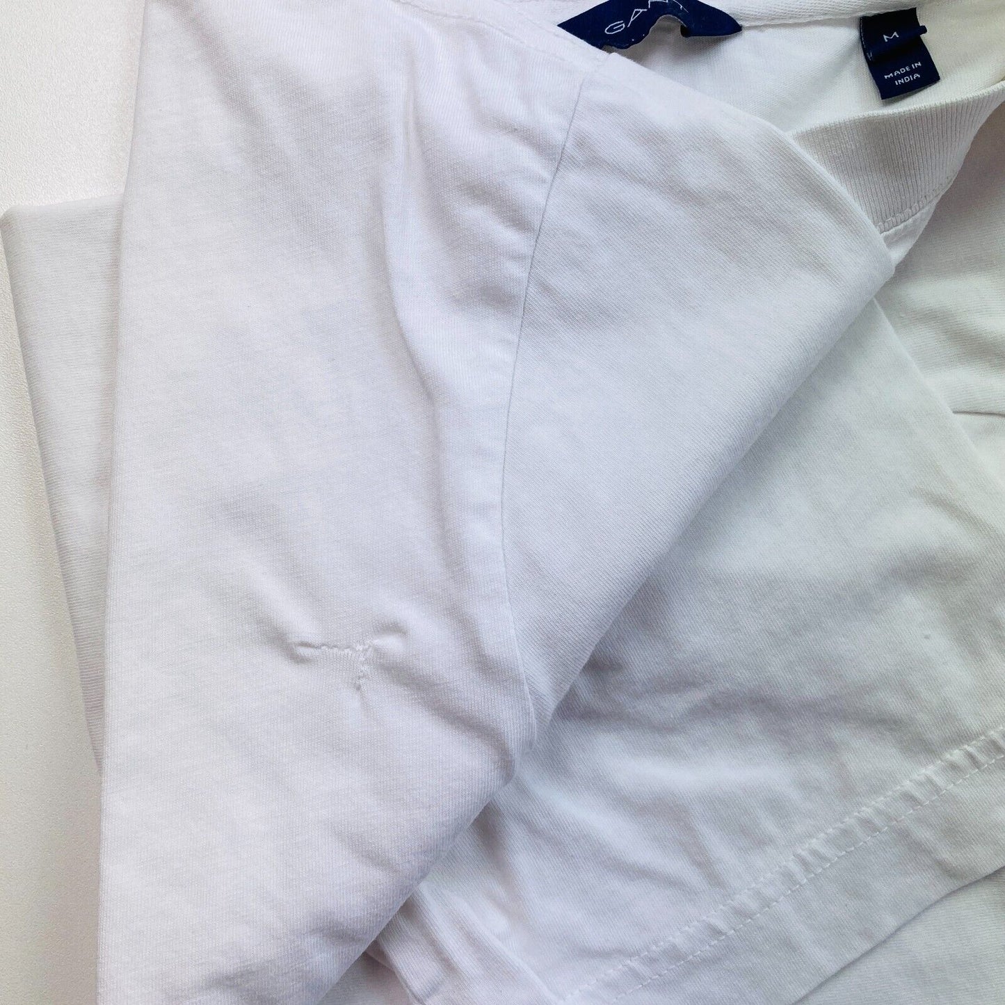 GANT White Icon G Crew Neck T Shirt Size M