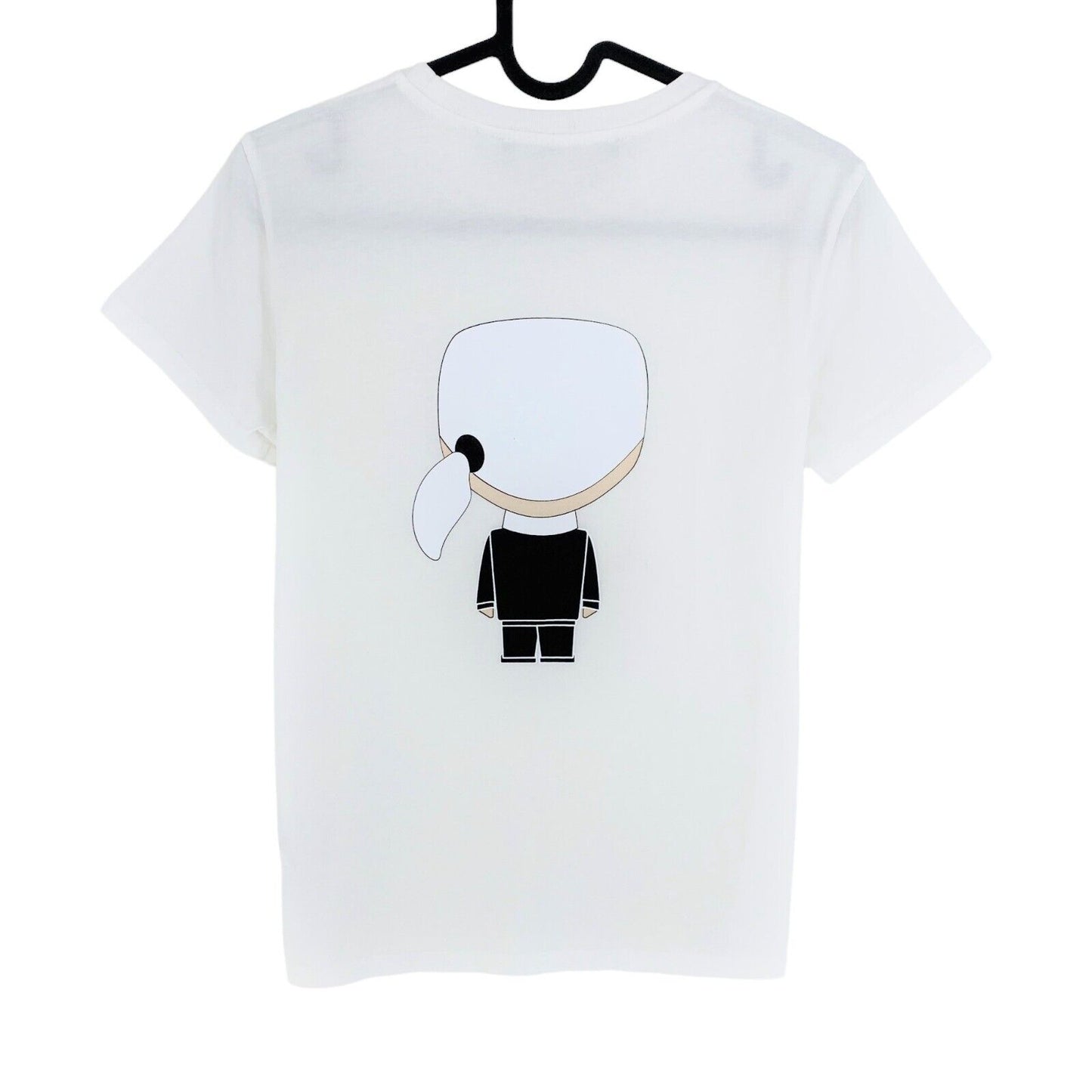 Karl Lagerfeld White Ikonik Karl SS Crew Neck T Shirt Size XS