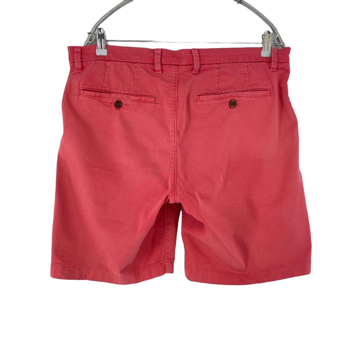 GANT Red Slim Fit Chino Shorts W35