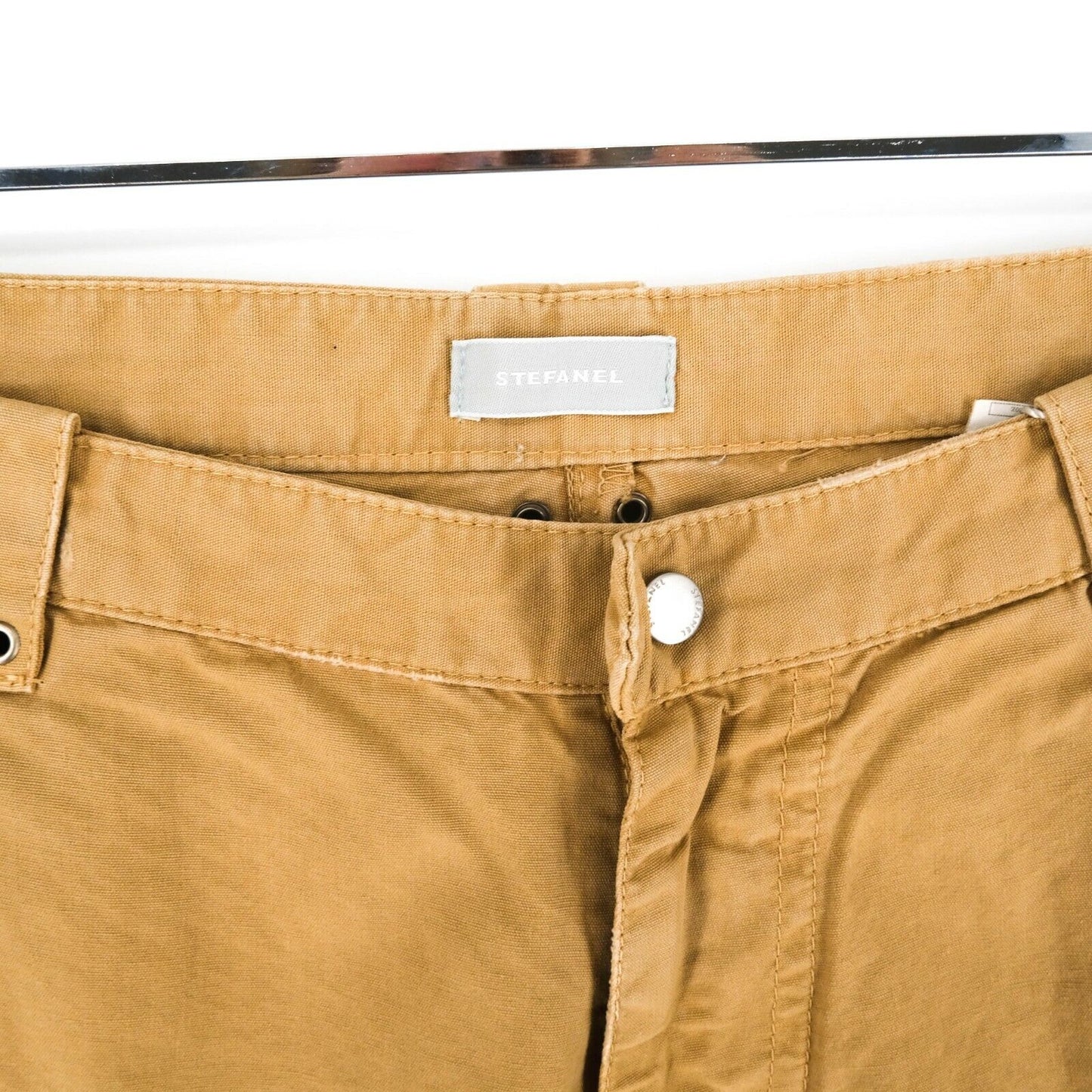 STEFANEL Light Brown Cargo Pants Trousers Size EU 34 42 UK 4 12 US 2 10