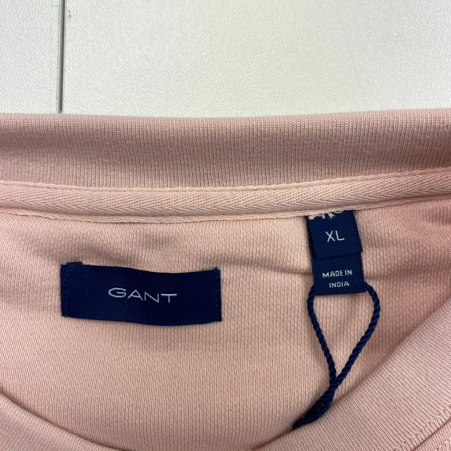 GANT Pink Tonal Crew Neck Pullover Sweater Jumper Size XL