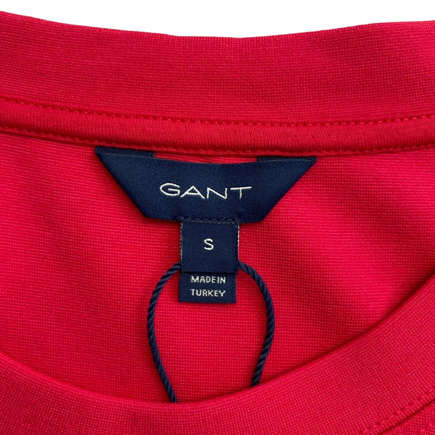 GANT Pink Flounce Detail Long Sleeves A Line Dress Size S