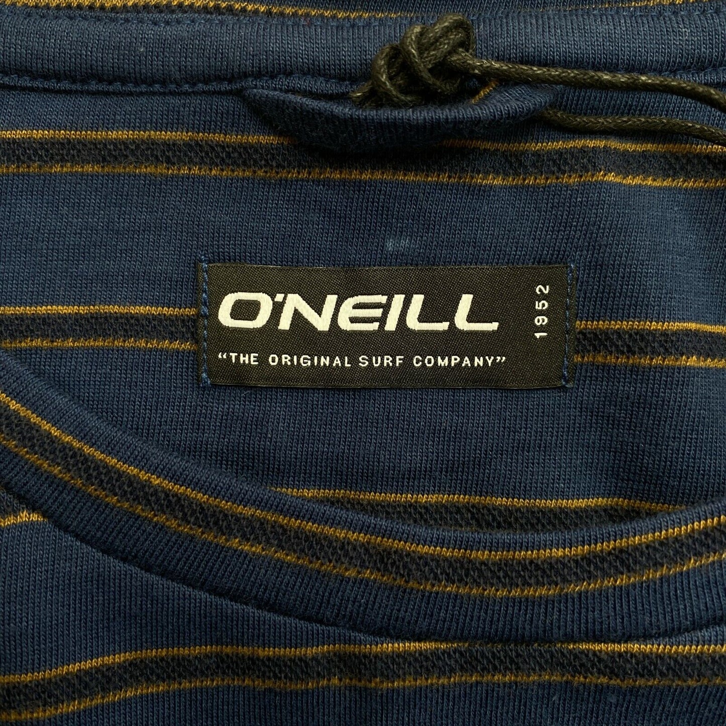 O`NEILL LM Navy Blue Combi Stripe Crew Neck T Shirt Size M