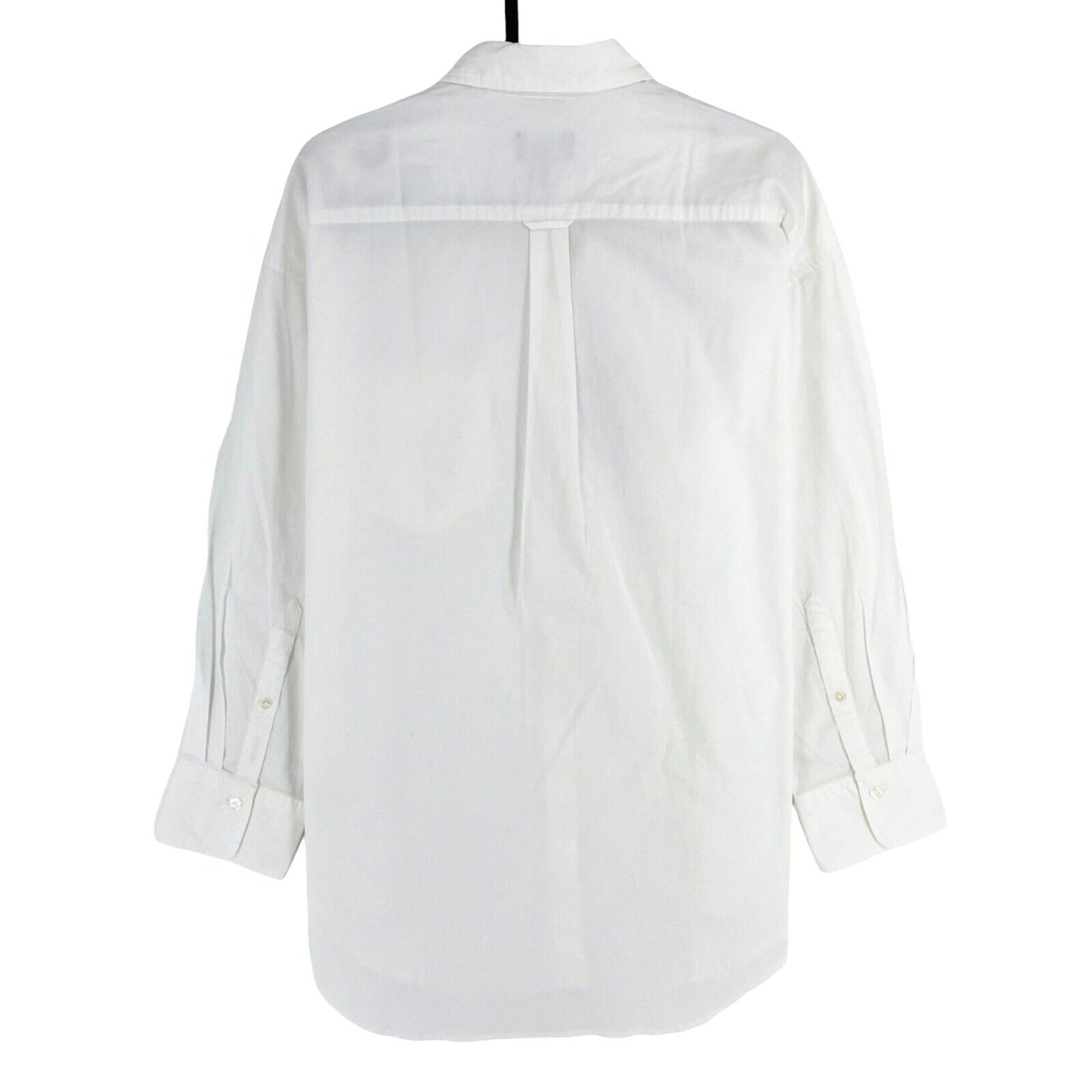 GANT Women White Oversized Oxford Long Sleeve Shirt Size EU 32 UK 4 US 2