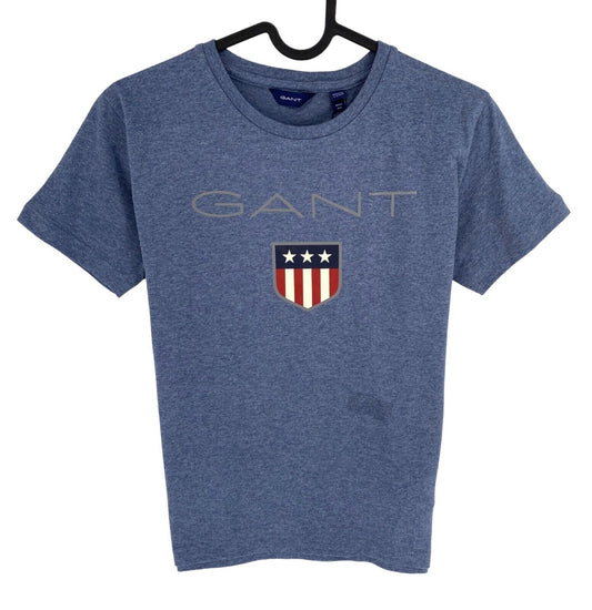 GANT Boys Blue Shield Crew Neck T-Shirt Size 11-12 Years 146/152 cm