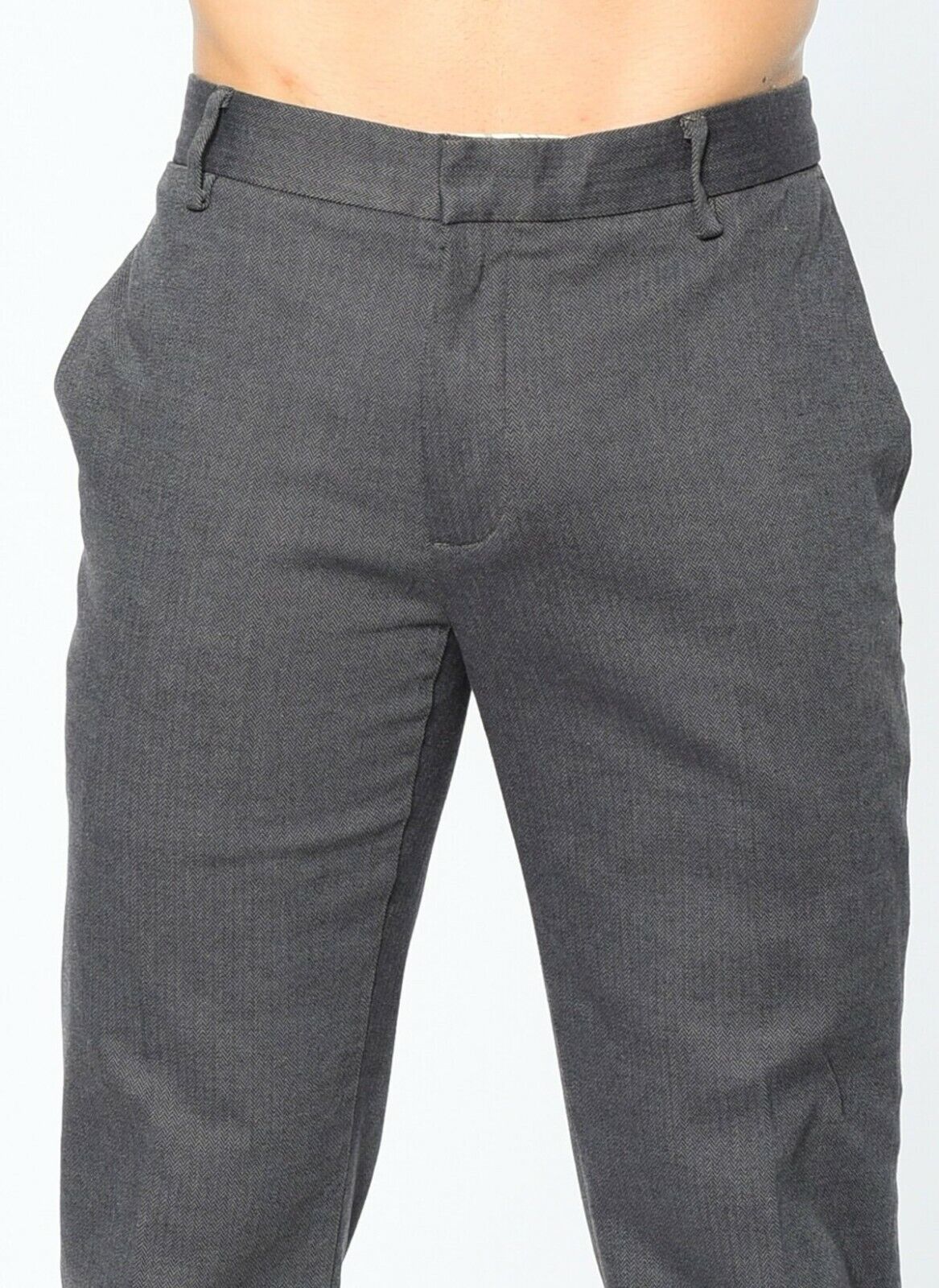 DOCKERS The Best Pressed Extra Slim Grey Pants Trousers W32 W33 W36 W40 L30 L34