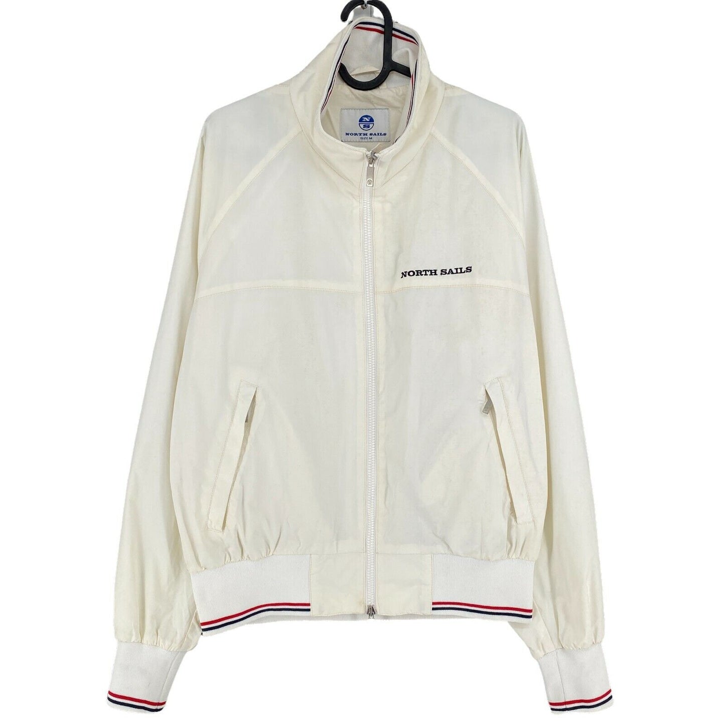 NORTH SAILS Cream White Track Jacket Size M