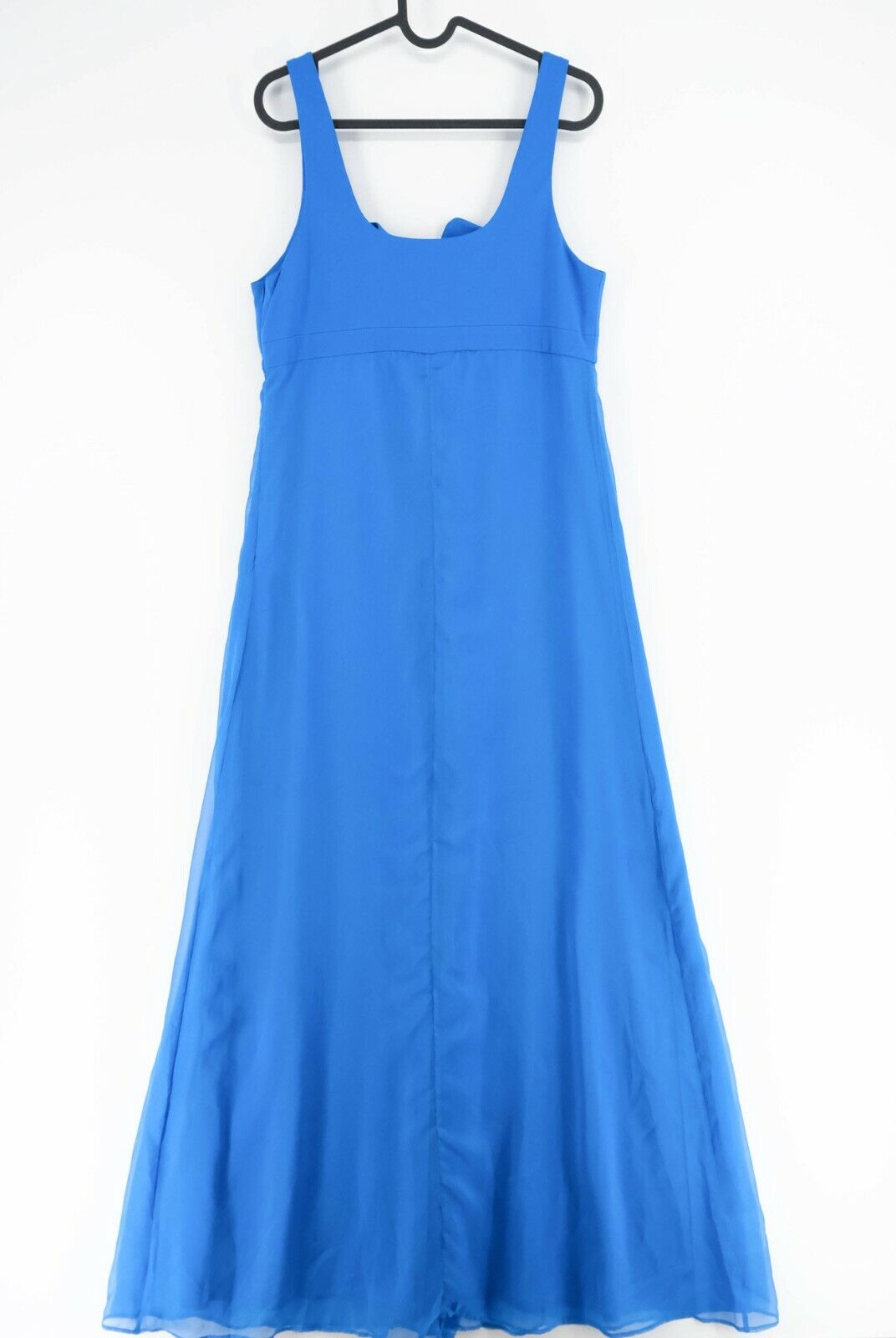 SILVIAN HEACH Blue V Neck Long Sleeveless Dress Size L